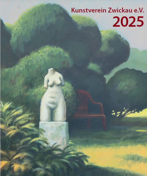 Titelblatt Kunstkalender 2024 des Kunstvereins Zwickau